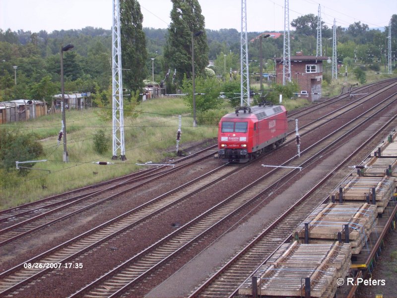 145 065-9 rollt durch Eisenhttenstadt am 26.08.07