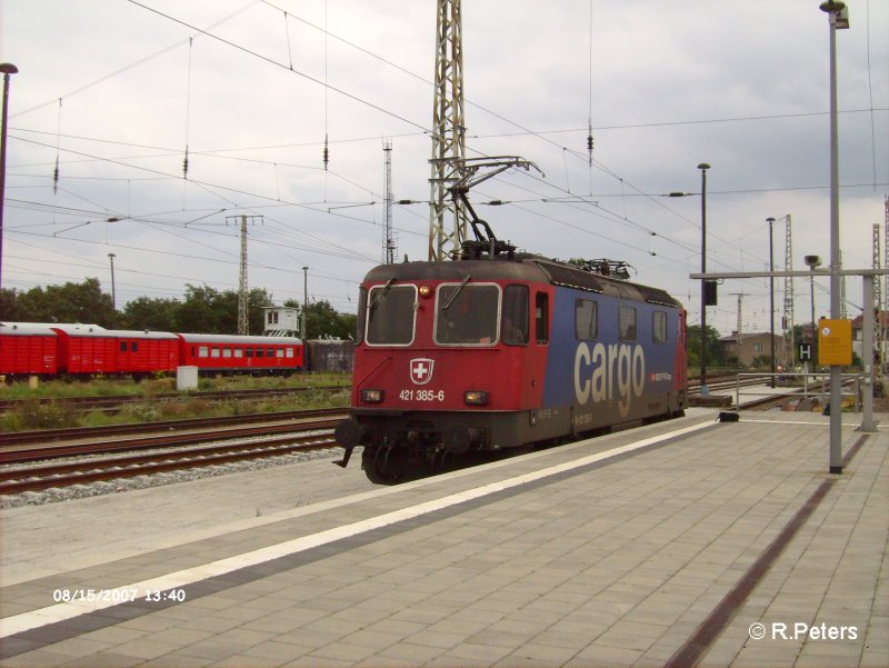 421 385-6 durchfhrt solo Frankfurt/Oder.15.08.07