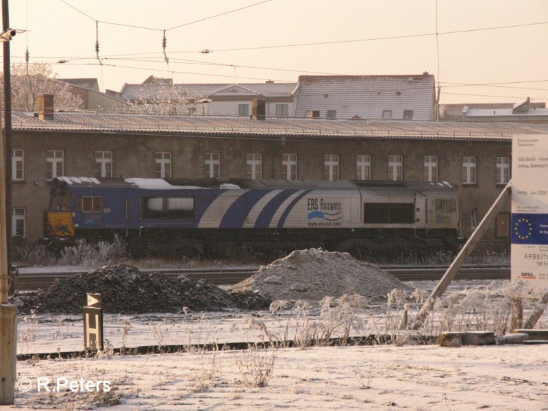 6609 verbringt den 22.12.07 in Frankfurt/Oder. 