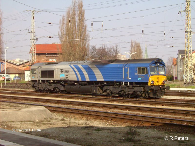 6611 steht in Frankfurt/Oder udn wartet auf die Rckleistung. 16.03.07