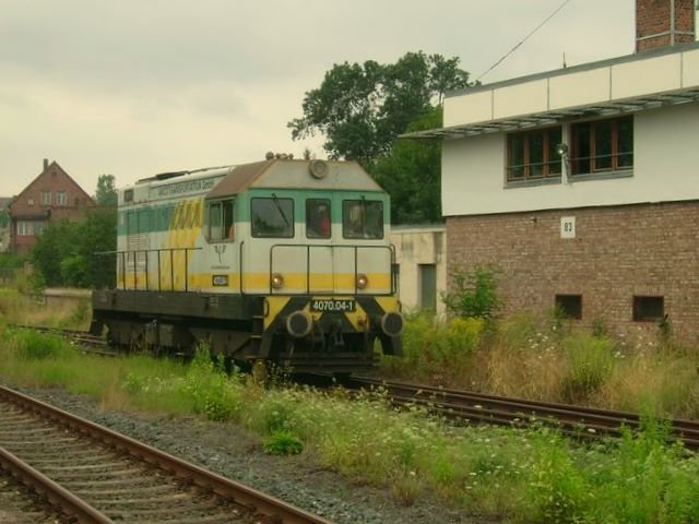 ARCO 4070.04-1 w�hrend unserem ersten Unstrutbahnfest im Bf Ro�leben; 06.08.2006 (Foto: Ralf Kuke)