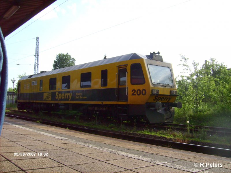 Der Sperry steht in Eisenhttenstadt und wartet auf neue Arbeitsauftrge. 28.05.07