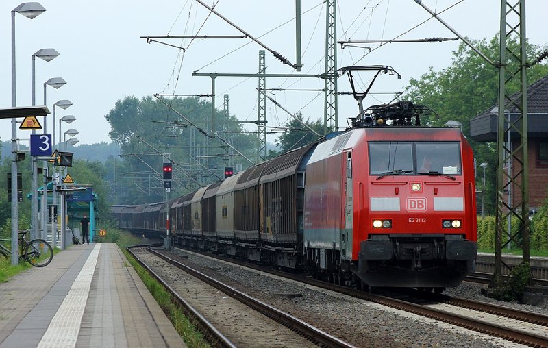 Eg 3113 Mit H Wagen Zug Nach Maschen Schleswig 18 08 2017