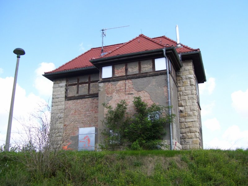 Ehemaliges Stellwerk Laucha-Ost; 18.08.2007