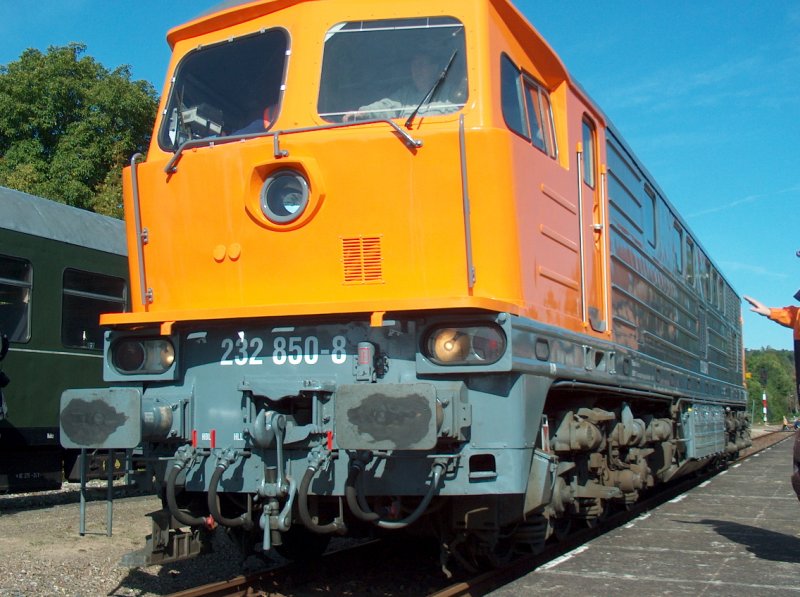 EKO Trans 232 850-8 im Bf Freyburg (Unstrut); 13.09.2008