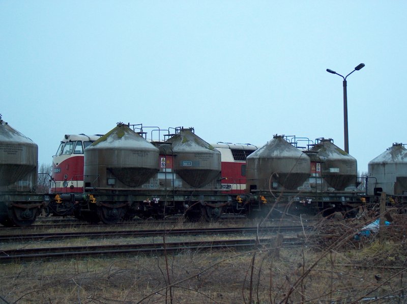 ELP 5250.05-5 abgestellt bei ARCO in Karsdorf; 03.12.2008