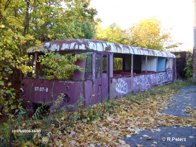 Gesamtansicht von dem Triebwagen. 25.10.06