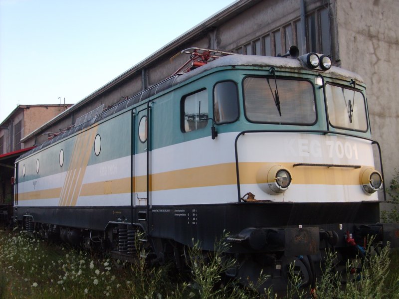 KEG 7001 am Zementwerk Karsdorf; Juni 2007 (Foto: Martin Straubel)