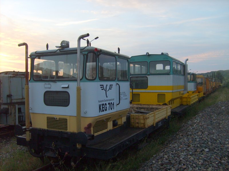 KEG 701 am Zementwerk Karsdorf; Juni 2007 (Foto: Martin Straubel)