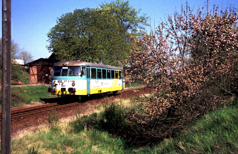 KEG VT 2.14 am Hp Grockst�dt; 22.04.1998 (Foto: Uwe B�hme)