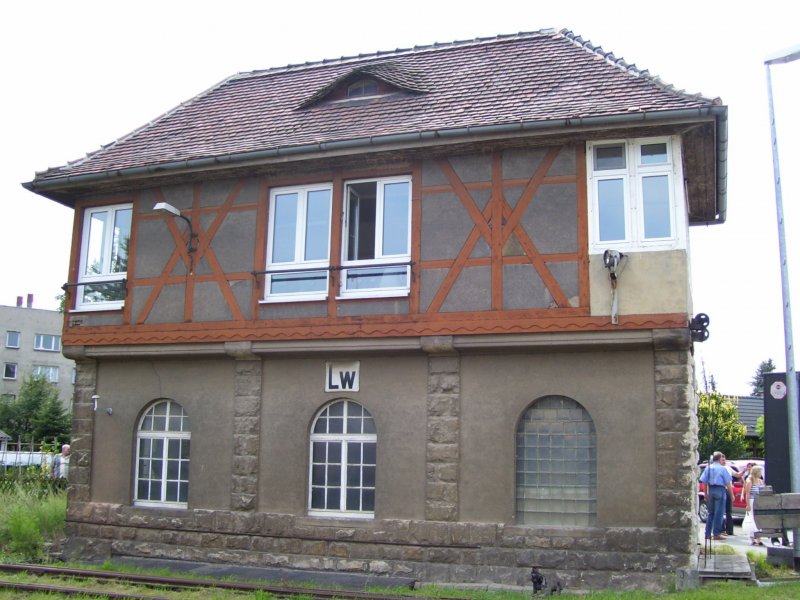 Stellwerk Laucha-West; 19.08.2007