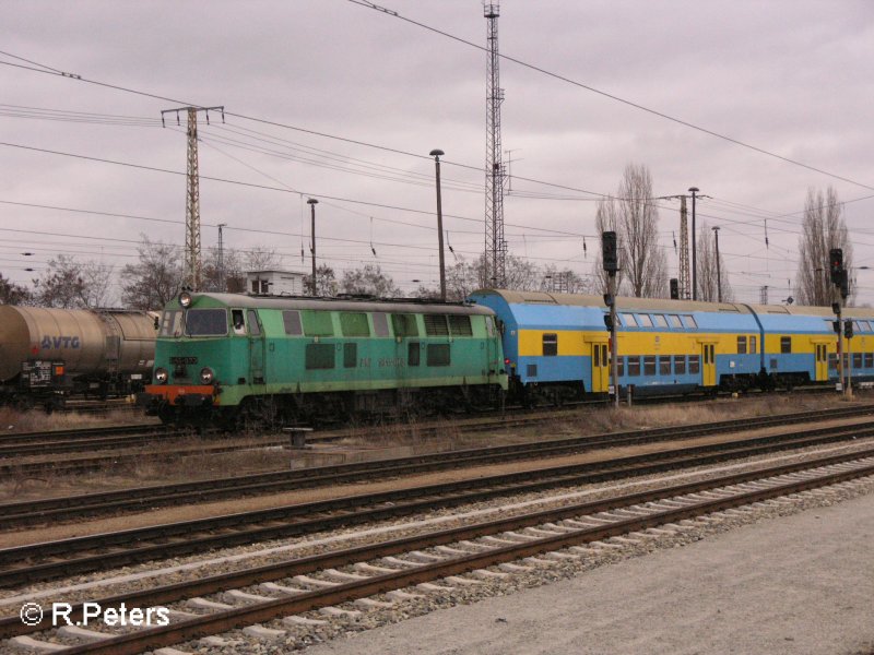 SU45 073 erreicht Frankfurt/Oder mit den Poznan-Express. 07.02.08