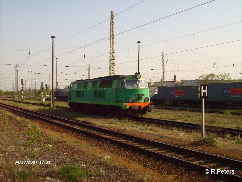 SU45 073 rckt an umd den D449 ab Frankfurt/Oder zu bernehmen.27.04.07