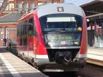 642 054 als RB12(RB 33369)von Rostock Hbf Richtung Graal-Mritz bei der bereitstellung im Rostocker Hbf(18.09.10)