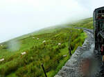Die in der Schweiz gebauten Lokomotiven der Snowdon Mountain Railway / Rheilffordd yr Wyddfa - Lok 6: Schäfchen.