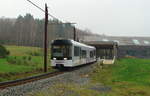 Seit Sommer 2012 verkehrt (wieder) eine Zahnradbahn auf den nahe von Clermont-Ferrand gelegenen 1.465 m hohen Puy de Dome.