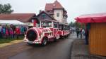 Da auf der Finnebahn leider keine Züge mehr fahren, war diese  Eisenbahn  beim Fest  100 Jahre Finnebahn  am 01.05.2014 in Bachra im Einsatz.