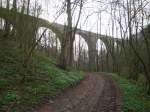 Die Schnecktalbrücke bei Bad Bibra am 29.04.2014.