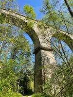 Die Schnecktalbrücke zwischen Bad Bibra und Saubach, am 01.05.2025. (Foto: Erik Ritterbach) 