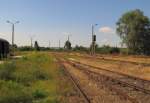 Die Anschlussbahngleise in Karsdorf; 09.07.2011
