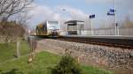 Burgenlandbahn 672 915  Stadt M�cheln  als RB 34878 von Naumburg Ost nach Wangen, am 22.03.2012 am Hp Ro�bach.