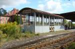 Der Eingang zur Unterf�hrung am Bahnsteig in Laucha; 10.09.2011 (Foto: G�nther G�bel)