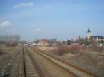 Die restlichen Gleisanlagen vom Bahnhof in Laucha am 16.03.2015.