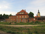 Das ehemalige Bahnhofsgeb�ude in Laucha am 21.05.2016.
