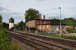 Blick in den Bf Nebra am 06.09.2011.