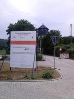 Im Juni 2020 wurde am Bahnhof Nebra mit dem Bau einer Bahn-Bus-Schnittstelle begonnen, f�r die sich auch die IG Unstrutbahn eingesetzt hat; 13.06.2020 (Foto: Thomas M�ller)