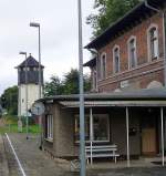 Fahrdienstleiterraum im Bf Nebra; 15.08.2010 (Foto: Ralf Kuke)
