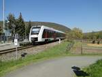 abellio 1648 448 als RB 80565 nach Naumburg (S) Ost, am 28.04.2021 in Wangen (U).