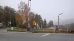 Der Bahn�bergang am ehemaligen Posten 3 in Freyburg; 09.11.2011 (Foto: G�nther G�bel)
