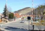 Der Bahn�bergang neben dem Posten 3 in Freyburg; 18.03.2009 (Foto: G�nther G�bel)