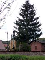 Das neue Lichtsignal am neuen Hp Ro�bach; 20.10.2011 (Foto: Klaus Pollm�cher)