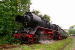 Am 11.06.2005 war die 41 1231-4 der Eisenbahnfreunde Sta�furt mit einem Sonderzug aus Sch�nebeck auf der Unstrutbahn zu Gast.