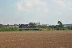 SEM 50 3648-8 als Tfzf zur Drehfahrt nach Großheringen, am 10.09.2016 kurz vor Naumburg (S). (Foto: Heiko Ritzer) 