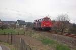 EBS 228 757-1 als Tfzf nach Karsdorf, am 19.04.2013 in Ro�bach.