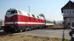 Am 19.03.2015 war die 118 770-7 der IG Dampflok 58 3047 e.V.