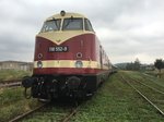 ITL 118 552-9 mit dem DPE 61186 nach Löbau (Sachs), am 17.09.2016 im ehem.