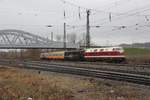 Am 05.01.2019 �berf�hrte die EBS 118 719 mit der 155 007 den EBS-Wagenpark von Karsdorf nach Naumburg Hbf.
