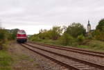 CLR 229 181-3 mit dem DLr 24886 zur Abstellung nach Naumburg Hbf, am 09.09.2017 in Laucha.