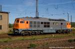 EKO Trans 232 850-8 beim umsetzen in Naumburg (Saale) Hbf. Sie brachte einen Sonderzug von Cottbus nach Freyburg und wartet mit den Leerzug in Naumburg auf die abendliche R�ckfahrt; 13.09.2008