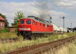 MEG 315 (92 80 1232 489-5 D-MEG) mit einem Zementkessel-Leerzug nach Karsdorf, bei der Ausfahrt in Laucha; 18.07.2007 (Foto: Klaus Pollm�cher)