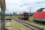 Am 13.07.2022 bespannte die EBS 132 334-4 von Karsdorf bis Erfurt Gbf einen Lokzug mit DB 120 126, 120 122, 120 137 + 111 175, 111 151, 111 134, 111 098, 111 162, 111 133, 111 164, 111 083, 111 166,