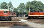 ZWK WL 010 und die DR 110 139-3 am 08.05.1981 in R�blingen.