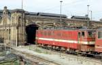 Am 08.05.1981 fotografierte Klaus Pollm�cher die DR 242 259-0 im Bw Halle P.