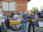 Infostand der Burgenlandbahn w�hrend unserem 6.