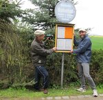 Bernd und Tobias Schade von der IG Unstrutbahn e.