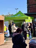 Beim 20. Unstrutbahnfest am 03.10.2025 in Ro�leben war auch Start Mitteldeutschland mit einem Infostand dabei. (Foto: Philipp Spannemann)